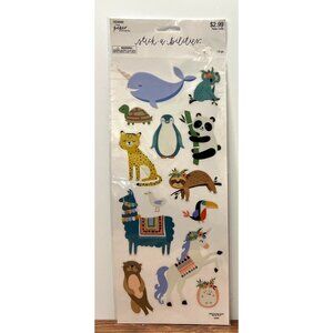 The Paper Studio Animal Sticker Sheet With 13 Cute Creatures 1834092